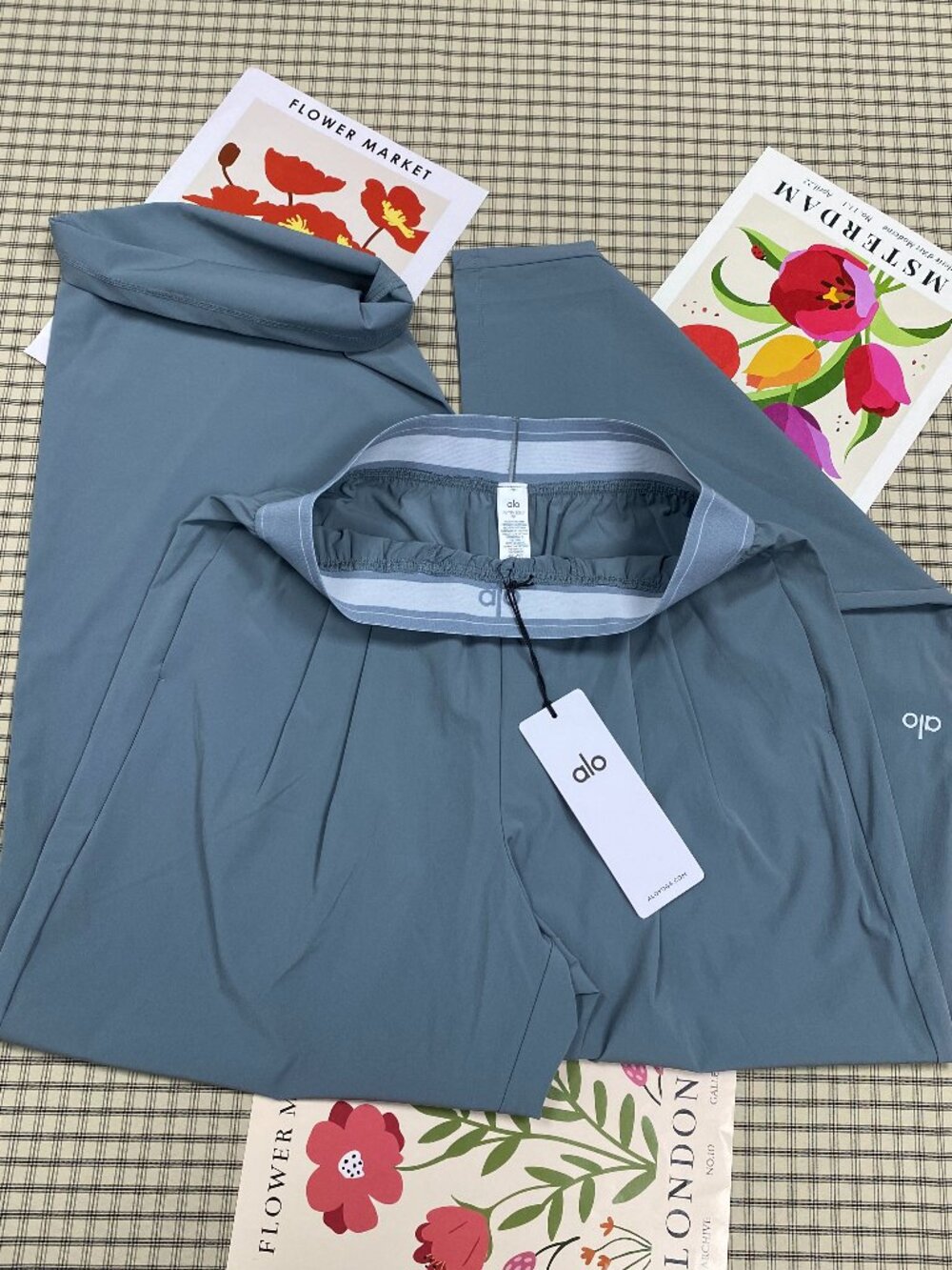 Brand New🦈ALO Yoga Steel Gray Suit Up Trouser Regular Fit - Picture 5 of 10